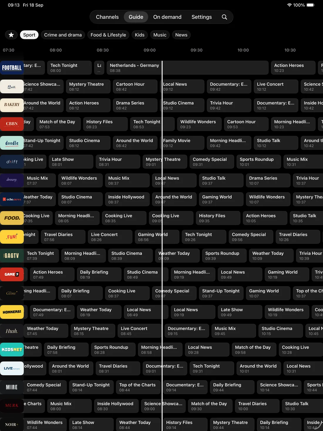 Program guide